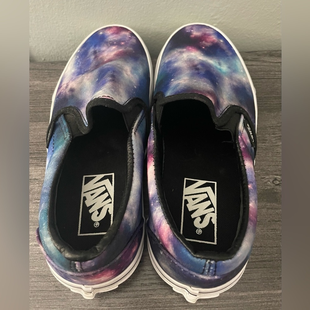 Vans Galaxy Celestial Print Vans Asher Slip on Shoes Size Men’s 5.5/Women 7